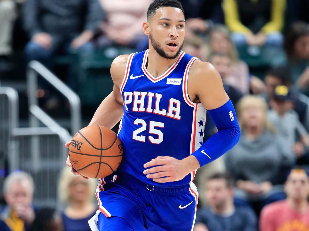 Ben Simmons and the Sixers are sitting third in the east.