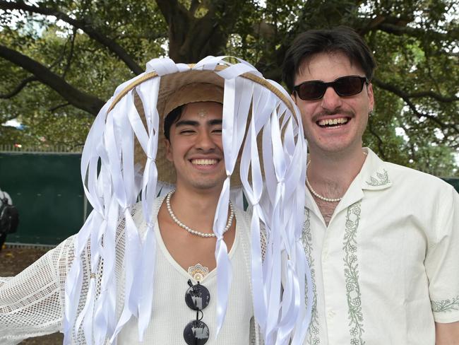 Revellers at the Field Day Music Festival in Sydney. They are not alleged to have any involvement with drugs. Picture: Flavio Brancaleone