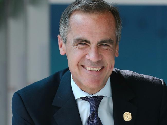 G20. Bank of England Governor , Mark Carney , talks about the G20 at the summit venue in Brisbane.