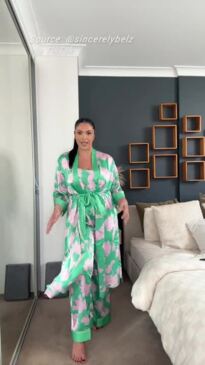 Kmart shop silk robe