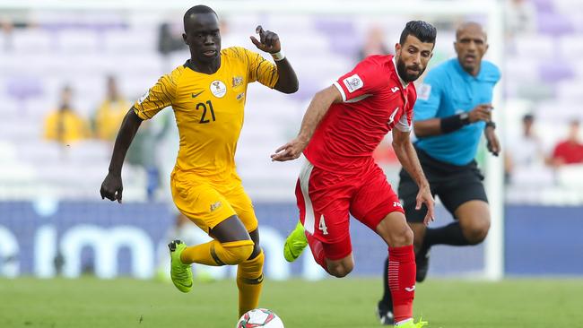 SA-raised winger Awer Mabil helped his club Midtylland progress in the Danish Cup. Picture: Francois Nel/Getty Images