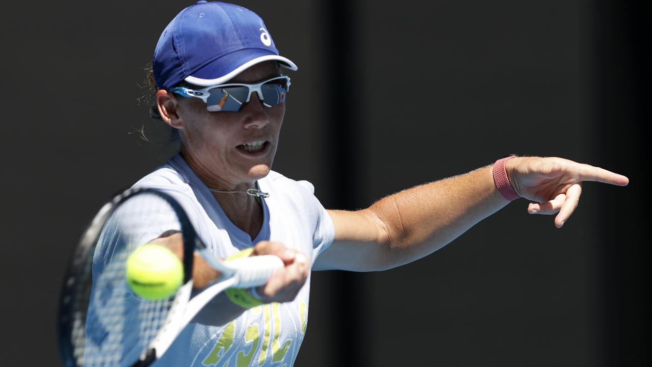 Sam Stosur has announced the 2022 Australian Open will be the final singles event of her career. Picture: Getty Images