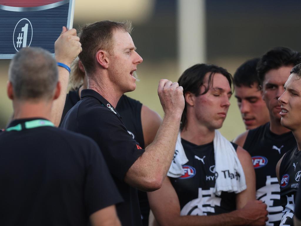 Former Eagle and current Carlton assistant Ash Hansen. Picture: Daniel Pockett/Getty Images