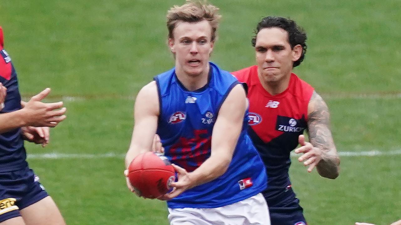 Youngster James Jordan looms as a Round 1 bolter for the Dees. Picture: AAP