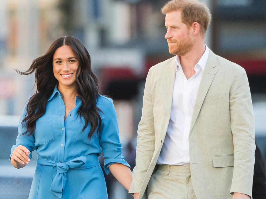 Meghan and Harry in South Africa last year during their final royal tour.