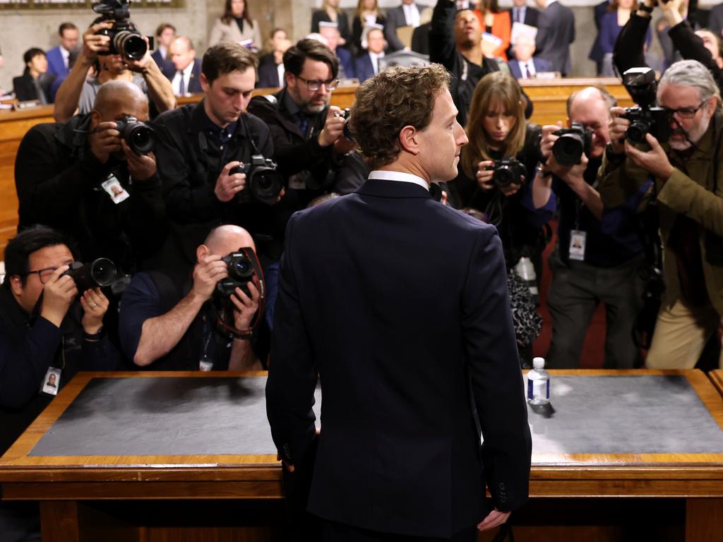 Mr Zuckerberg said fact-checkers were too politically ‘biased’. Picture: Kevin Dietsch/Getty Images