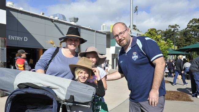 Coffs Harbour league fans were out in force to watch the Cronulla Sharks take on the Gold Coast Titans at C.ex Stadium. Photo: Tim Jarrett