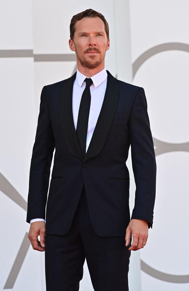 Benedict Cumberbatch at the premiere of The Power of the Dog at the Venice Film Festival. Picture: Miguel Medina/AFP