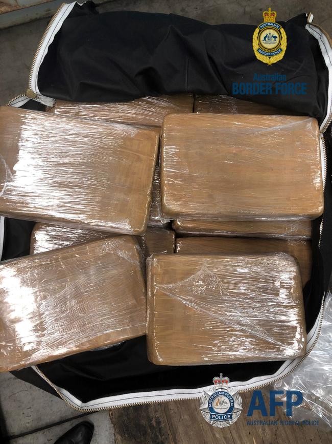 1.1 tonnes of cocaine that was seized on Wednesday.