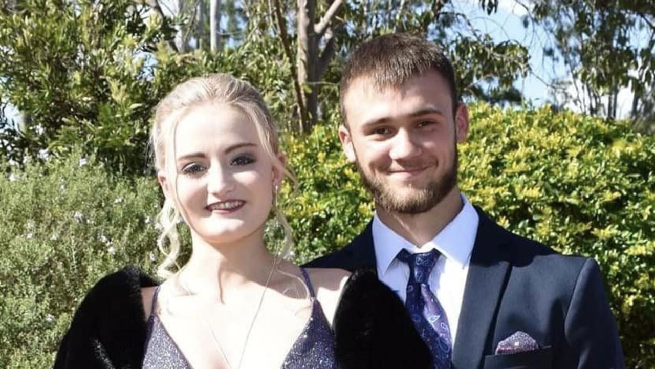 Tributes are flowing for teen Madison Jardine, left, who was in a traffic crash in Esk on January 3. Picture: Supplied/Facebook