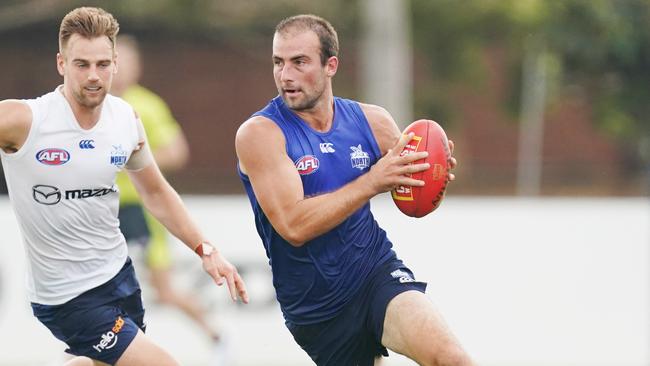 Ben Cunnington is setting the standard at training. Picture: AAP Image