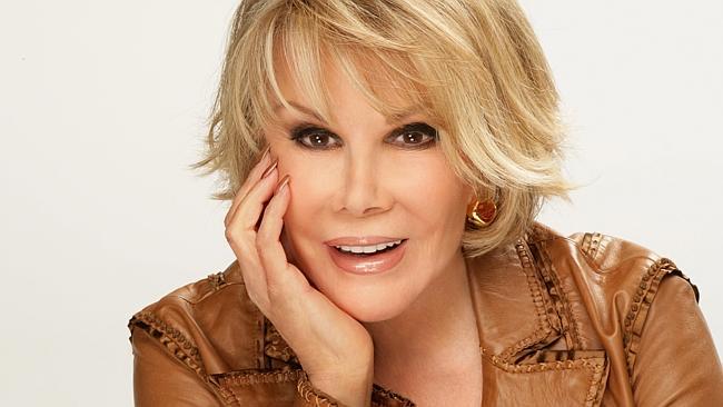 Comedian and TV personality Joan Rivers. Picture: Supplied 