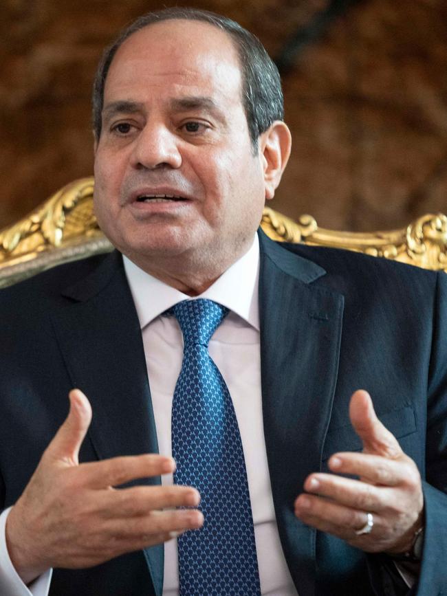 Egyptian President Abdel Fattah al-Sisi. Picture: AFP