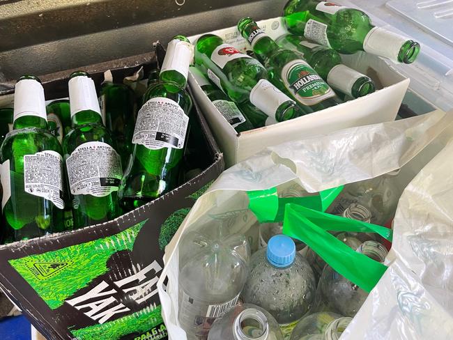 Millions of bottles and cans are now stockpiling in people’s garages or are being left in bags strewn about the house.