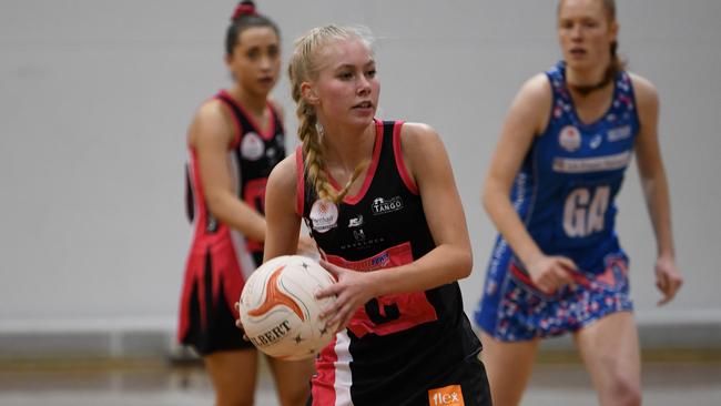 Tango gun Brianna Gibbs has signed on with the club for 2023. Picture: Netball SA