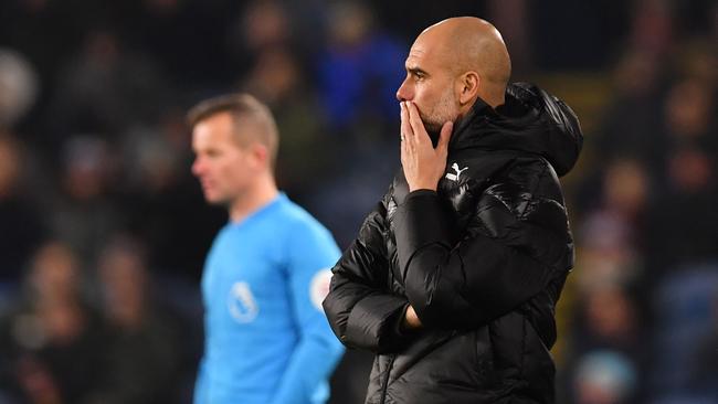 Guardiola can’t afford any more slip-ups. Photo: Paul Ellis / AFP