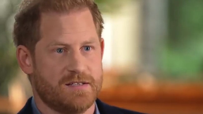 Prince Harry on Good Morning America. Picture: ABC USA.