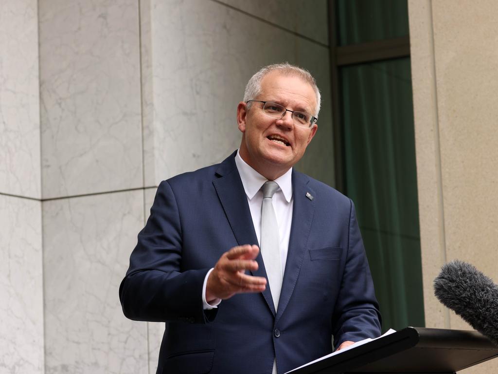 Scott Morrison said Labor would need to ‘answer’ for its opposition to the bill. Picture: NCA NewsWire/Gary Ramage