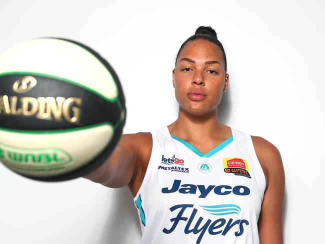 There were fears Liz Cambage would boycott the Tokyo Olympics due to racial inequality concerns, but she ended the speculation on Tuesday by committing to the Games. Photo: Chris Hyde/Getty Images.