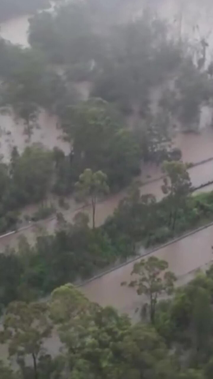 Major highway underwater as floods inundate NSW