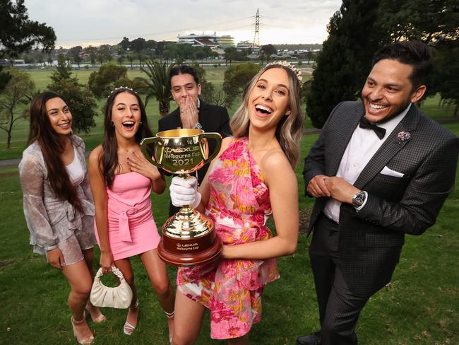 A decent number of racegoers can finally get back to Flemington. Picture: David Caird