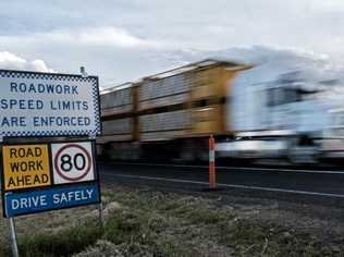 The Warrego Highway was allegedly used to transport drugs worth $110,000 to $150,000 every week. Picture: Matthew Newton