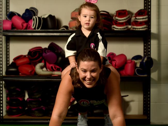 Karlee Bezanson with Scarlett, 2. Picture: Evan Morgan