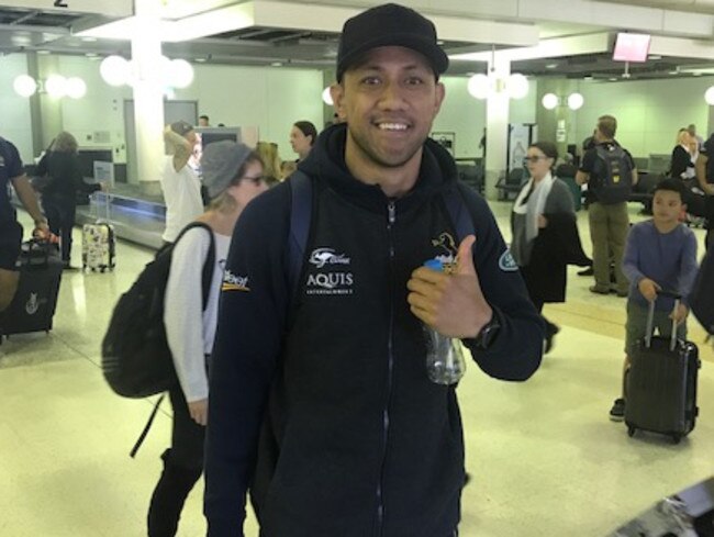 Brumbies inspiration Christian Lealiifano arriving in Brisbane this week.