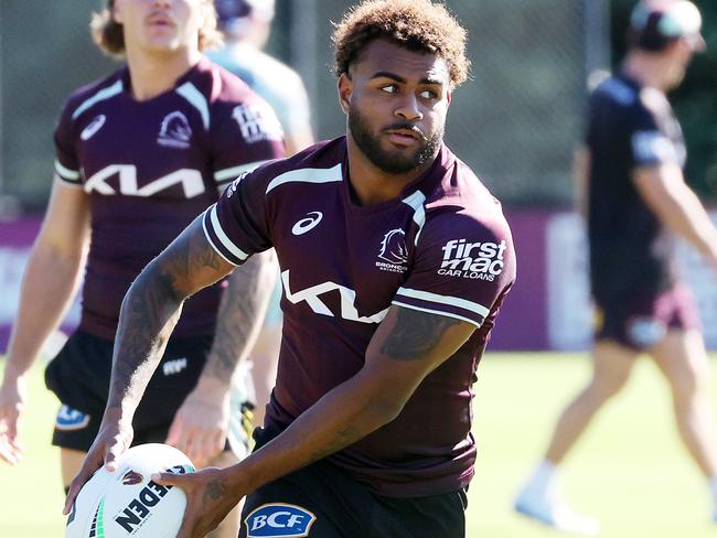 Ezra Mam is a controversial inclusion in an extended Maroons squad. Picture: Liam Kidston