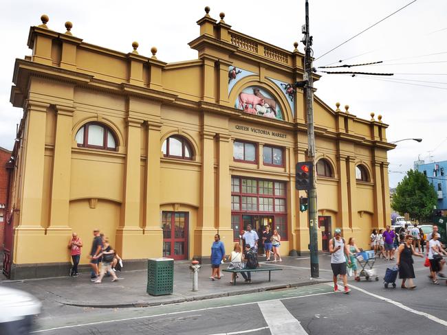 The Queen Victoria Market will undergo a major overhaul. Picture: Tony Gough