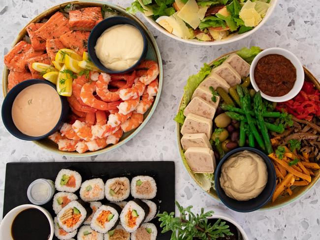 Seafood, sushi and bar platters at Pony Palms. Picture: Jenifer Jagielski