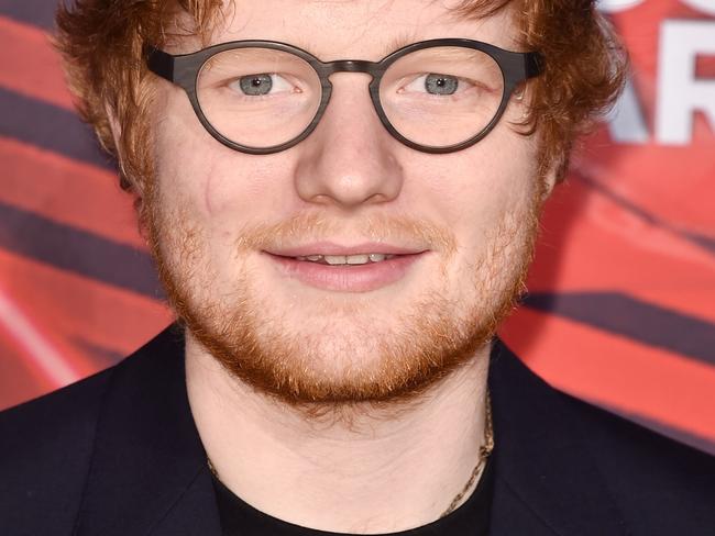 INGLEWOOD, CA - MARCH 05: Musician Ed Sheeran attends the 2017 iHeartRadio Music Awards which broadcast live on Turner's TBS, TNT, and truTV at The Forum on March 5, 2017 in Inglewood, California. Alberto E. Rodriguez/Getty Images/AFP == FOR NEWSPAPERS, INTERNET, TELCOS & TELEVISION USE ONLY ==