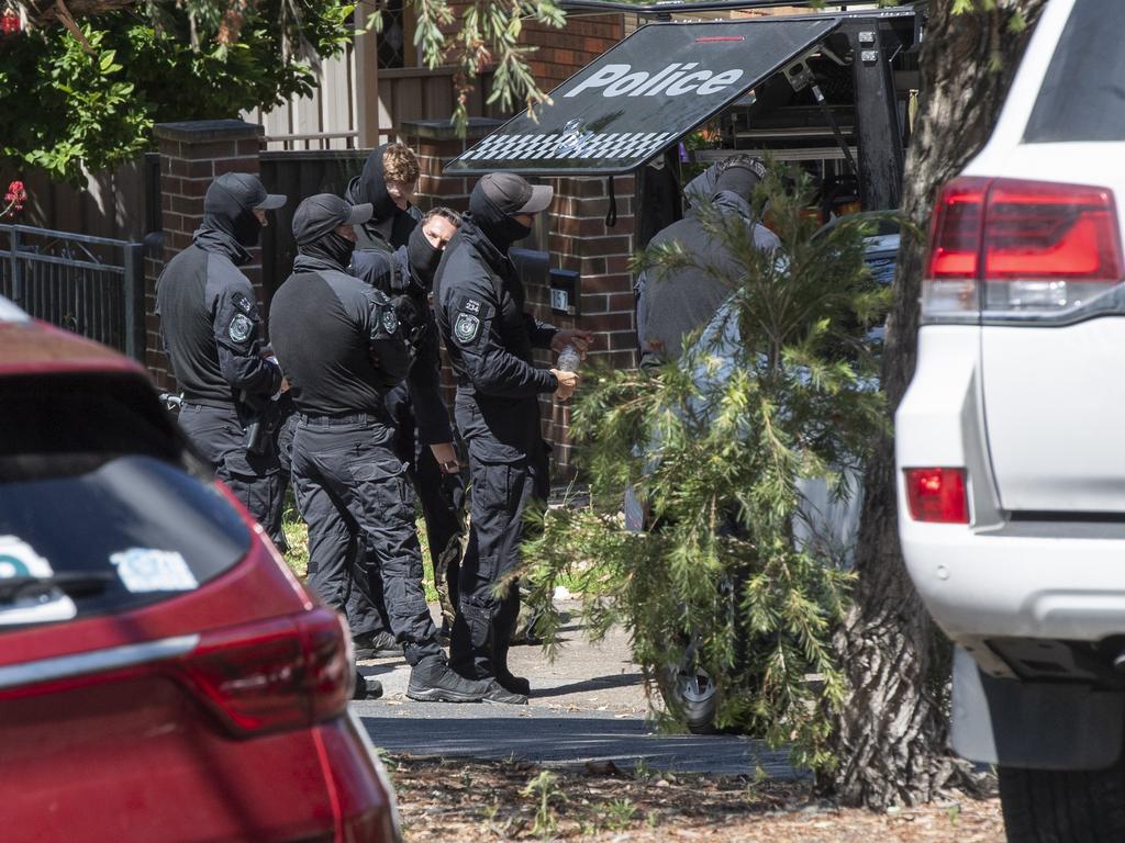 A man barricaded himself in a property at Croydon Park. Picture: NewsWire / Monique Harmer