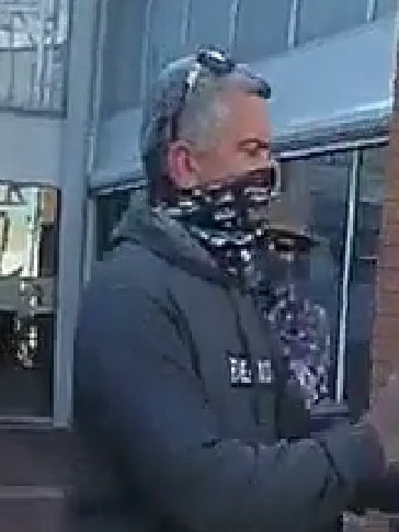 This man wearing a face covering was identified. Picture: NSW Police