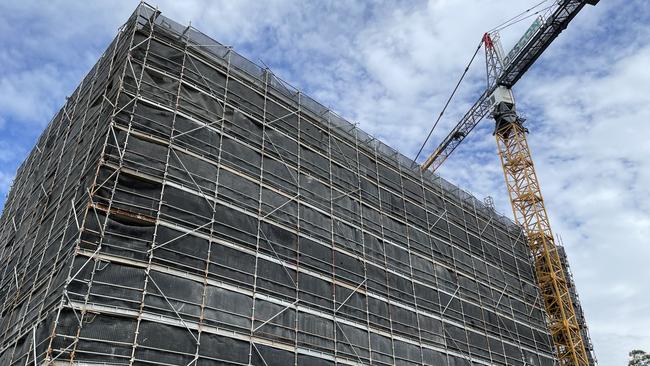 The Waverley Residences when under construction by Descon in Southport.