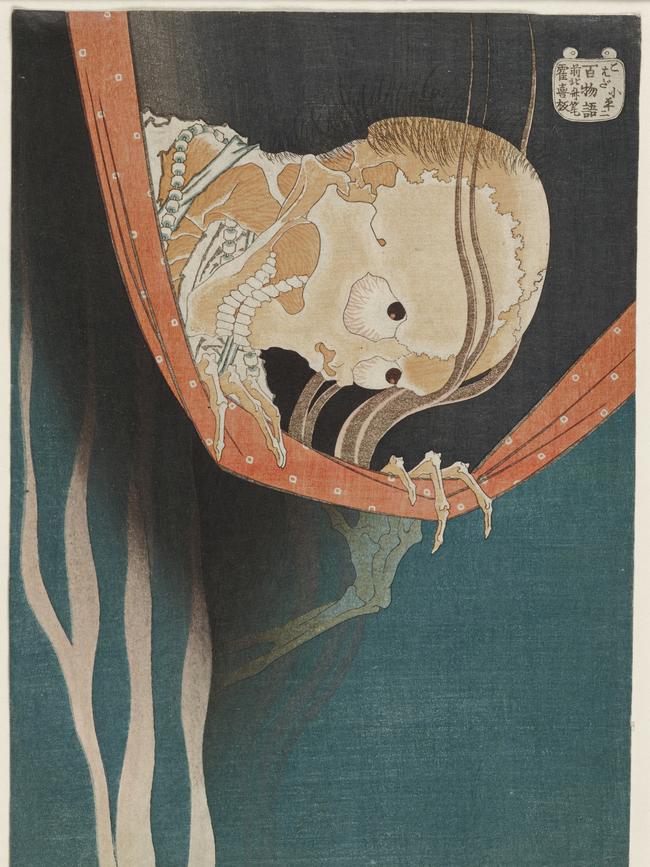 Katsushika Hokusai 'The ghost of Kohada Koheiji' from the series 'One hundred ghost stories (Hyaku monogatari)' c1831–32