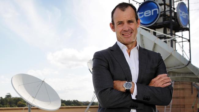 Network Ten chief executive Paul Anderson. Picture: Christian Gilles