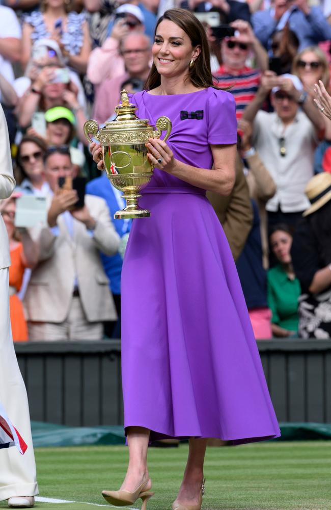 Fans were delighted to see her make her annual Wimbledon appearance on July 14. Picture: Karwai Tang/WireImage