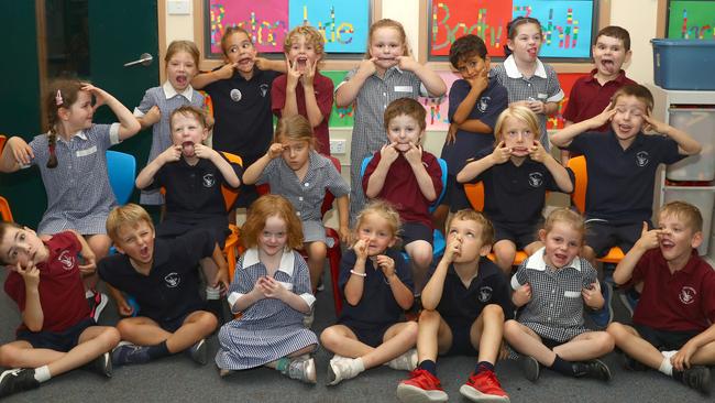 Wallington Primary School 2025 Prep T front Bodhi Bigham, Jack Kerr, Alice Malady-Foley, Raphi Gregor, Vinnie Kallady, Boston Duvoisin, Jack Wilson. Middle Harlow Bigham, Alan Sheedy, Iliana Lalic, Jude Malady-Foley, Kieran Bourke, Lukas Helson-Lucy. Back Zahli Laux, Penelope Alesios, Alby Dalton, Anna Laursen, Marcelo Ghelfi, Maggie McRoe, Ashton Schneider