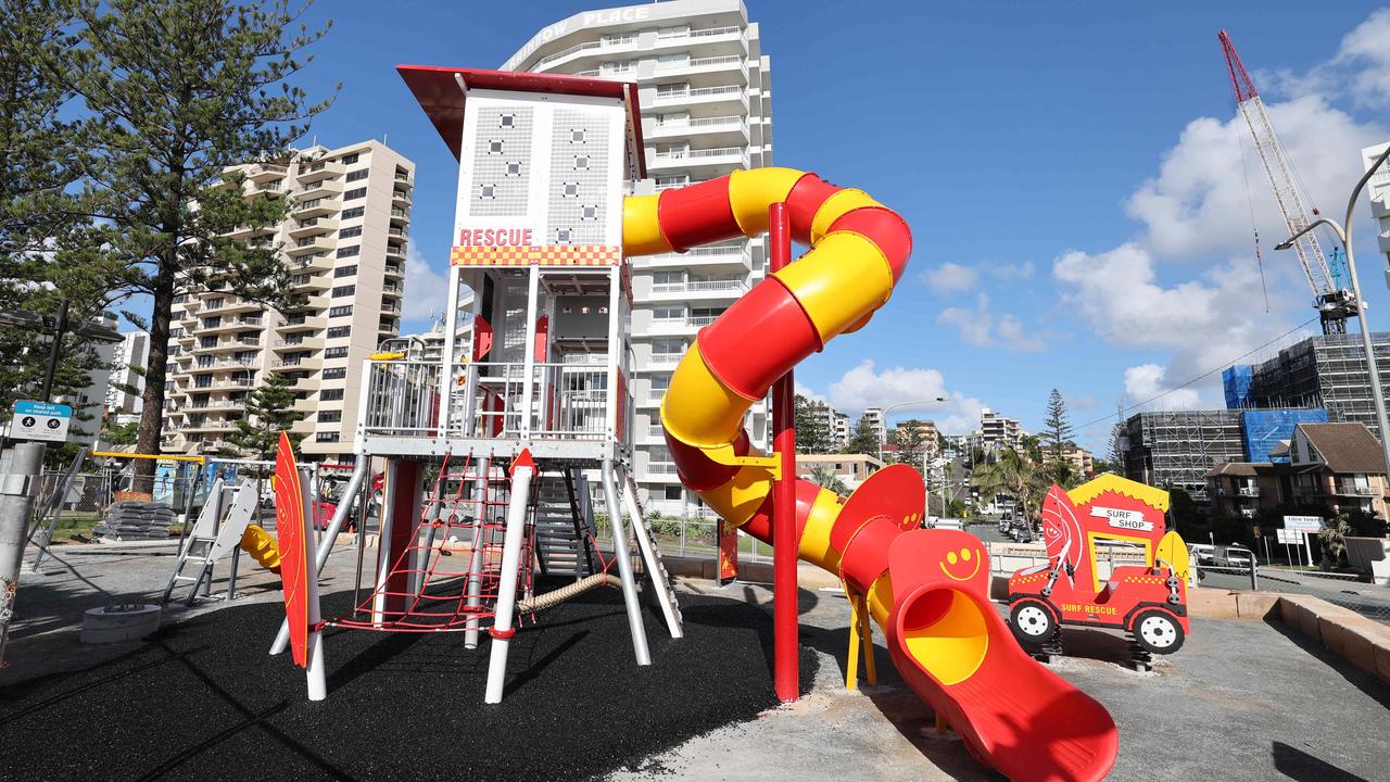 The new playground was designed to be inclusive for all children. Picture Glenn Hampson