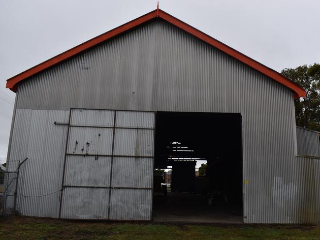 BREWERY: The back of what will be the site of Two Mates Brewing. Located at the old railyard on Engine St.