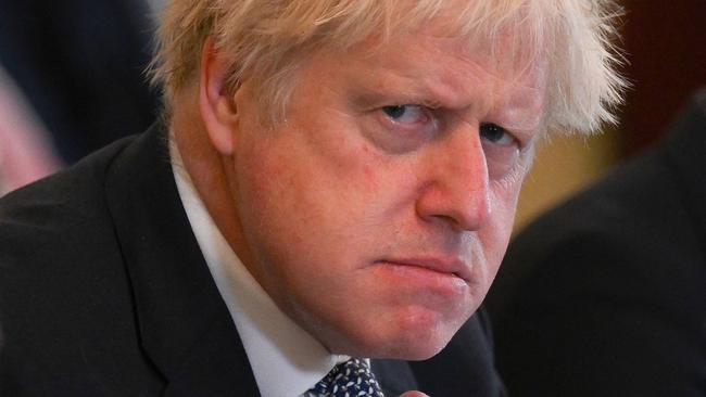 Boris Johnson says he is the victim of a ‘witch-hunt’. Picture: AFP