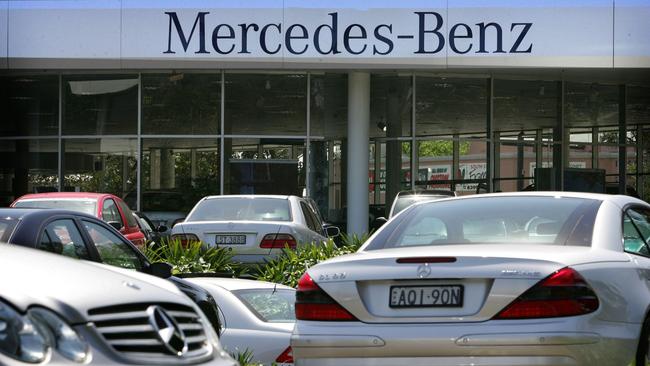 Under the agency model Mercedes-Benz retains ownership and dealers sell at a fixed price for a commission. Picture: Gary Ramage