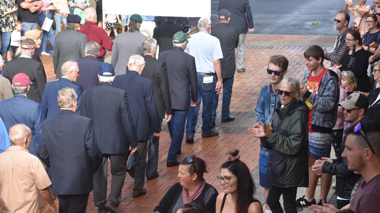 Scenes from the Bundaberg Civic Service.