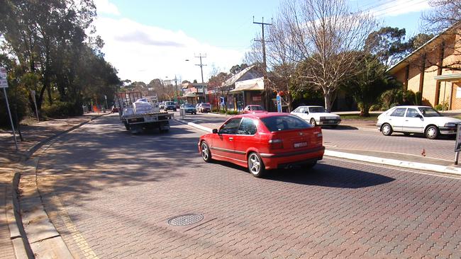 The pavers on King William Road in Unley will be ripped up and replaced, probably with asphalt. Picture: Calum Robertson