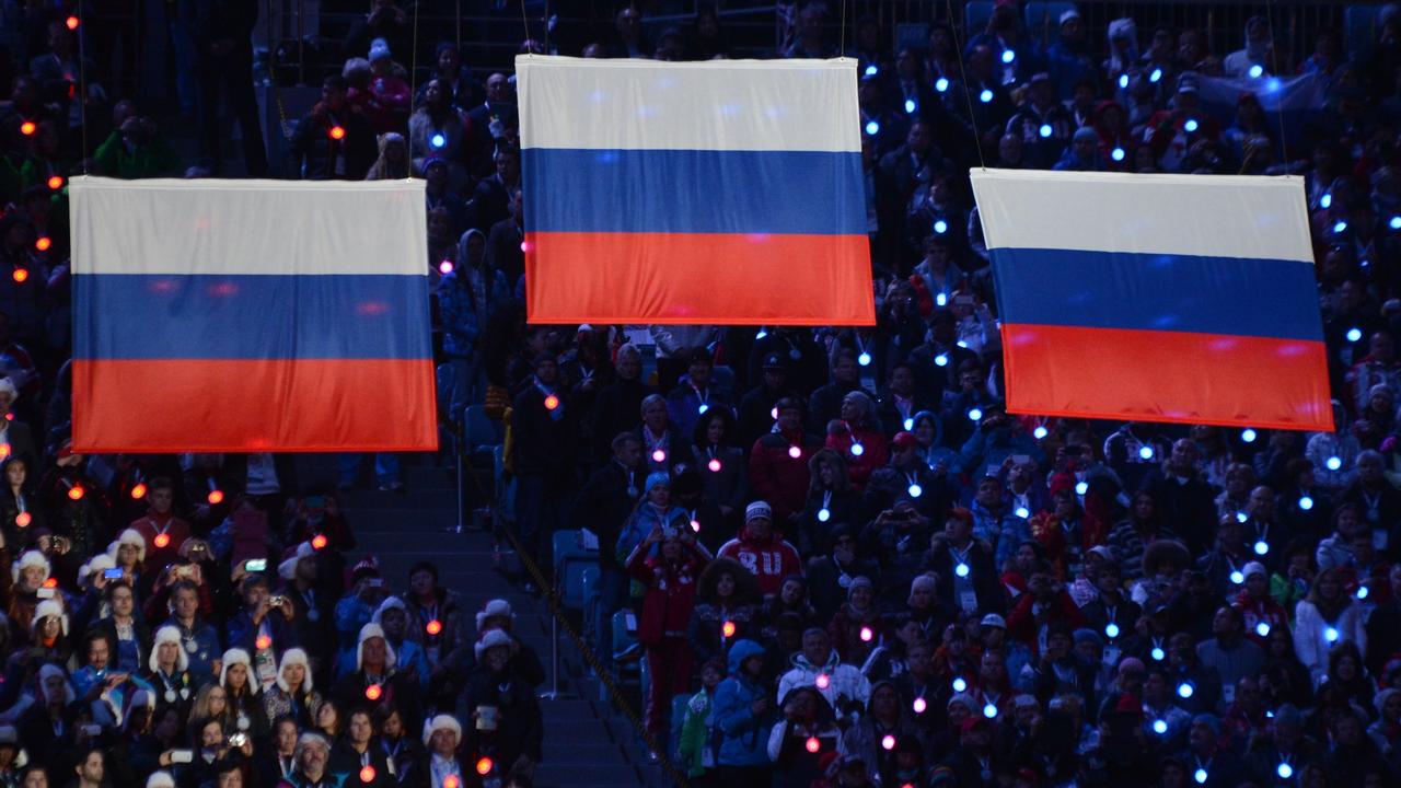 There will be no Russian or Belarusian symbols at the 2024 Paris Olympics, with athletes to compete under a ‘neutral’ banner. Picture: Kirill Kudryavtsev/AFP.