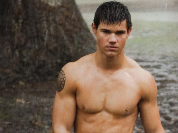 Actor Taylor Lautner in a scene from film The Twilight Saga: New Moon.