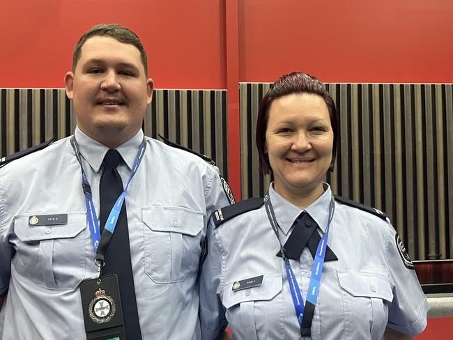 The graduation ceremony for new recruits for Queensland Corrective Services at Maryborough's Brolga Theatre.