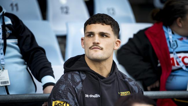 Injured Panthers and NSW star Nathan Cleary is among those Michael Maguire can’t call upon. Photo: Tom Parrish