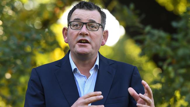 Victorian Premier Daniel Andrews has announced stage three shutdown measures. Picture: Erik Anderson/AAP